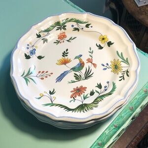 Oiseaux De Paradis Salad Plates